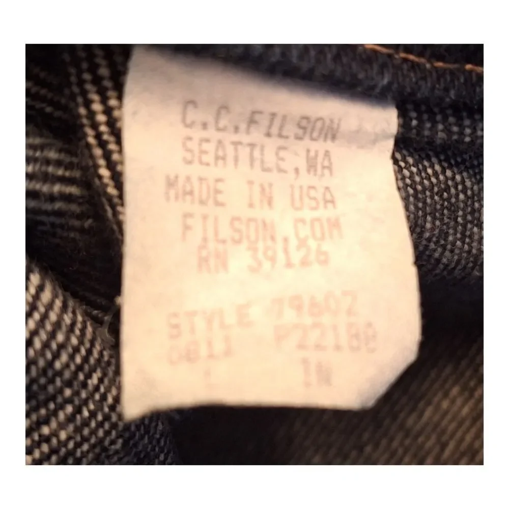 RARE Filson Lucky Brand Japanese Selvedge Denim Satchel Briefcase Bag NEW 2011